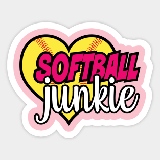 Softball Junkie Sticker